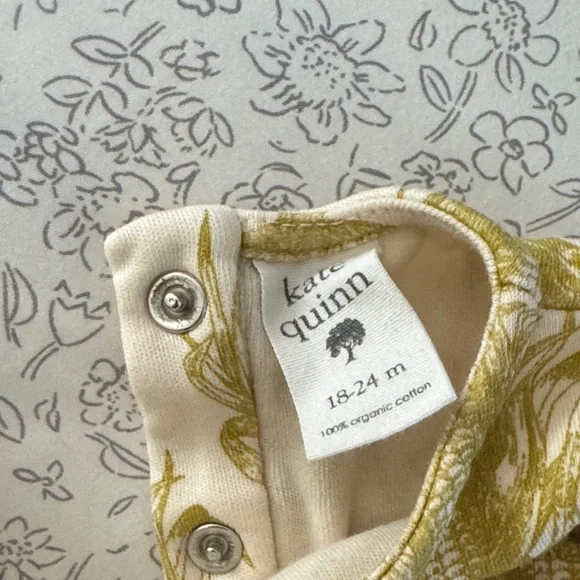 kate quinn Cream and Brown Floral Bodysuits - Picture 4 of 4